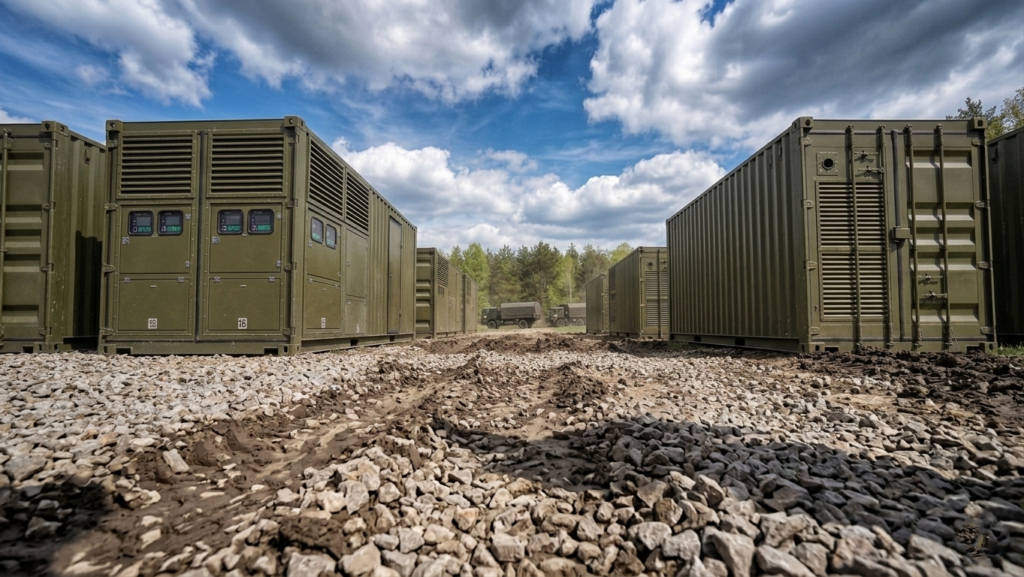 Mobilne zasilanie wojskowe – kontenery energetyczne